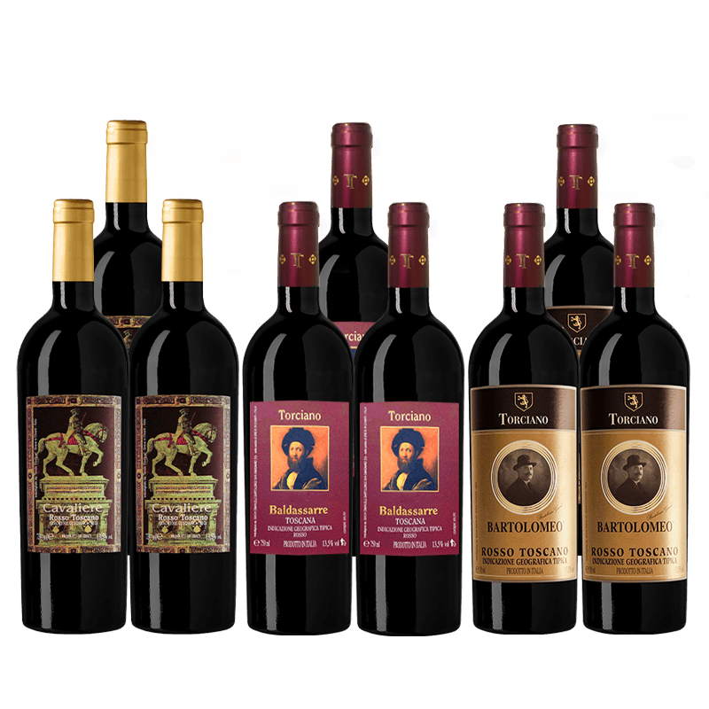 Super Tuscan Collection 2019, 2020, 2022 - 9 Bottles